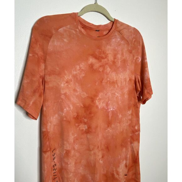 Lululemon Always Agile Short Sleeve Shirt Training Anti Stink Lycra Blend No Tag - Picture 9 of 11